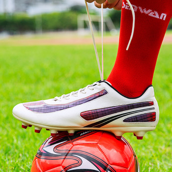 2021 Леки футболни обувки на открито Мъжки маратонки Момчета Тренировъчни футболни бутли Неплъзгащи се футболни обувки Спортни обувки