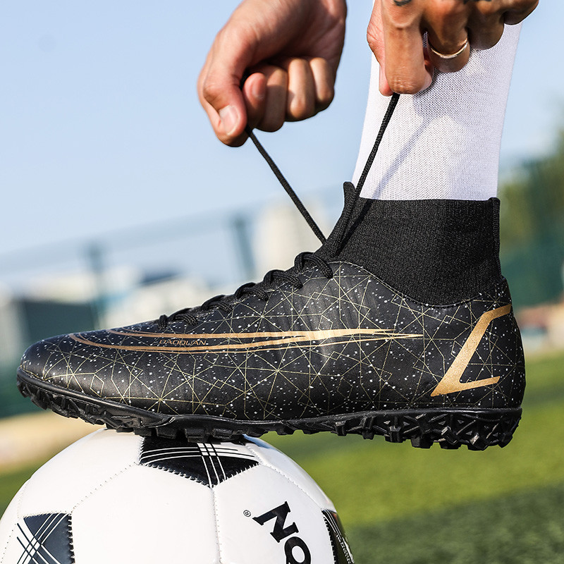 Lauko futbolo bateliai Futbolo batai vyrams, kvėpuojantys AG/TF padais vyriški sportbačiai, vaikiški futbolo bateliai Originalūs futbolo bateliai