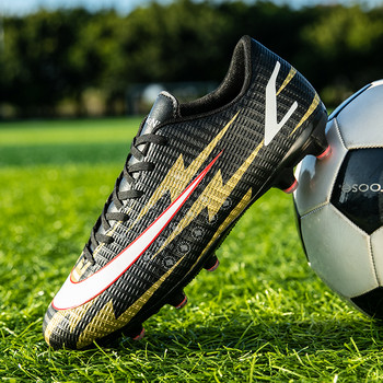 Мъжки футболни обувки FG с високи глезени, футболни обувки за трева, тренировъчни обувки с подобрен контрол, множество стилове, налични детски обувки