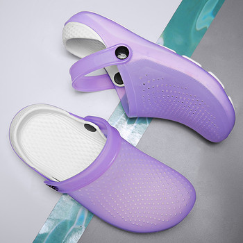 Дамски чехли Желирани обувки Летни нови сандали за жени Чехли с платформа с мека подметка Външни плажни обувки Леки чехли за ходене