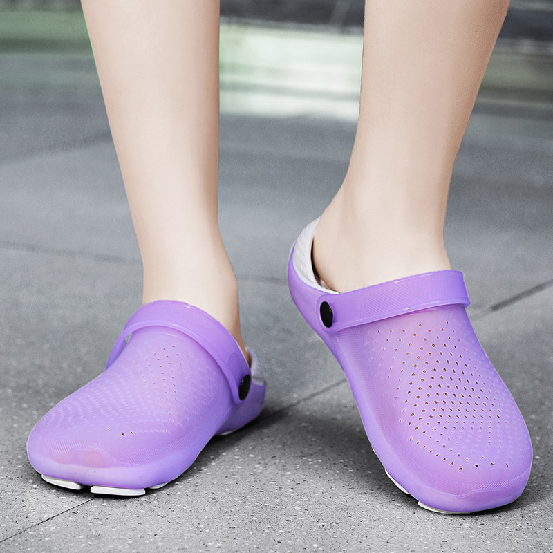 Moteriškos šlepetės Želė Batai Vasariniai Nauji Sandalai Moterims Minkštas Padas Platformos Šlepetės Lauko Paplūdimio Batai Lengvos vaikščiojimo šlepetės