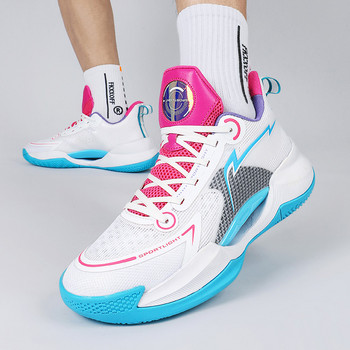 Дишащи мрежести мъжки баскетболни маратонки Унисекс баскетболни обувки Удобни мъжки обувки на платформа Zapatillas Baloncesto