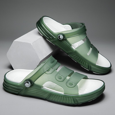 Ανδρικές παντόφλες Καλοκαιρινά σανδάλια Υπαίθρια παραλία Casual Παπούτσια Ζελέ με μαλακό κάτω μέρος Ανδρικά Ανδρικά πέδιλα για εσωτερικούς χώρους ανθεκτικά αντιολισθητικά