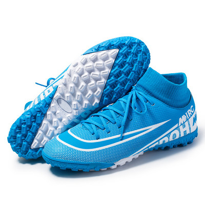 2022 m. Nauji Vyriški Vaikiški Futbolo Batai Laukiniai Futbolo Batai Apkabos Treniruotės Aukštos kulkšnies Sportiniai sportbačiai Kokybiški AG TF Vidiniai Dydžiai 35–45