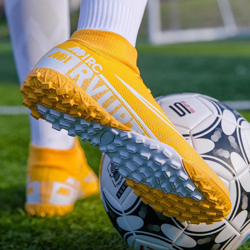 2022 m. Nauji Vyriški Vaikiški Futbolo Batai Laukiniai Futbolo Batai Apkabos Treniruotės Aukštos kulkšnies Sportiniai sportbačiai Kokybiški AG TF Vidiniai Dydžiai 35–45