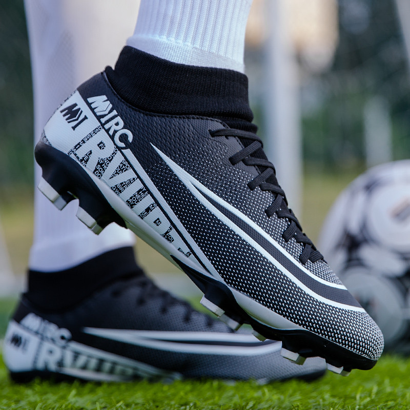 2022 m. Nauji Vyriški Vaikiški Futbolo Batai Laukiniai Futbolo Batai Apkabos Treniruotės Aukštos kulkšnies Sportiniai sportbačiai Kokybiški AG TF Vidiniai Dydžiai 35–45