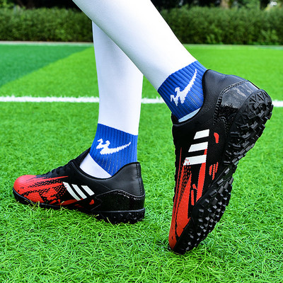 Professzionális férfi futballcipők 34-45 év közötti futballcipők tinédzserek futsal cipő fiúk futballkapcsok Zapatos de fútbol Summer TF