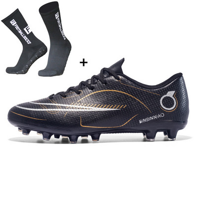 2022 Aliups Méret: 35-45 Professzionális focicipők Férfi Gyerek Fiú Cipők Eredeti Futball Csizmák Ag Tf Foci kapcsok Futsal