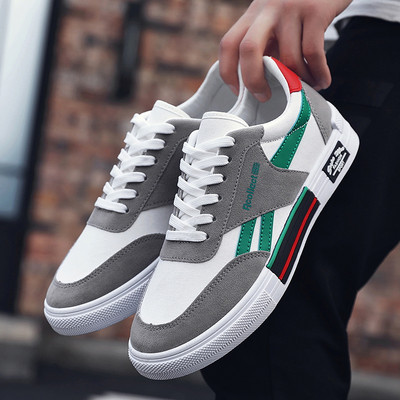 Modne proljetne muške platnene ravne cipele Tenisice Udobne cipele za skejtbord Muške ležerne cipele Raznolike studentske muške ravne cipele