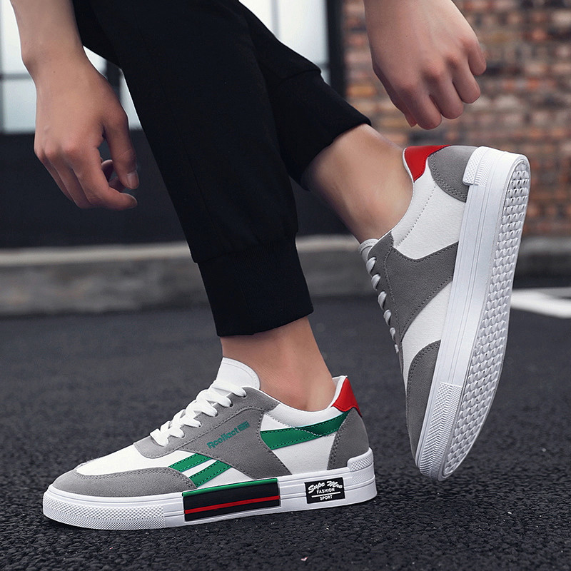 Modne proljetne muške platnene ravne cipele Tenisice Udobne cipele za skejtbord Muške ležerne cipele Raznolike studentske muške ravne cipele