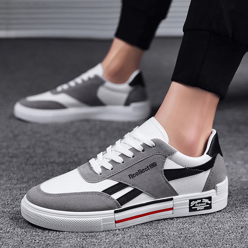 Modne proljetne muške platnene ravne cipele Tenisice Udobne cipele za skejtbord Muške ležerne cipele Raznolike studentske muške ravne cipele