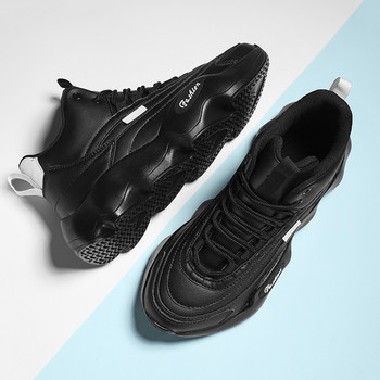 2023 Мъжки ежедневни обувки Маратонки Еластични неплъзгащи се мрежести дишащи удобни модни вулканизирани обувки Спортни мъжки обувки за бягане