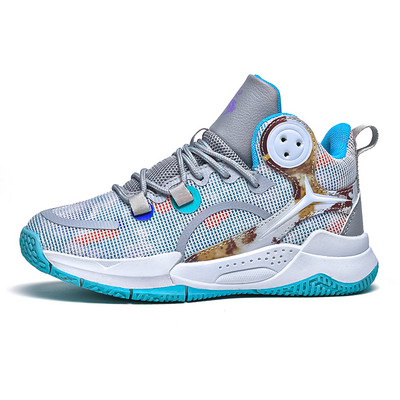 Gyerek tornacipők Eredeti Gyerek kosárlabda Cipők Gyerek Sport Futócipők Lányoknak Fiúk Kosár Edző Cipők Kényelem