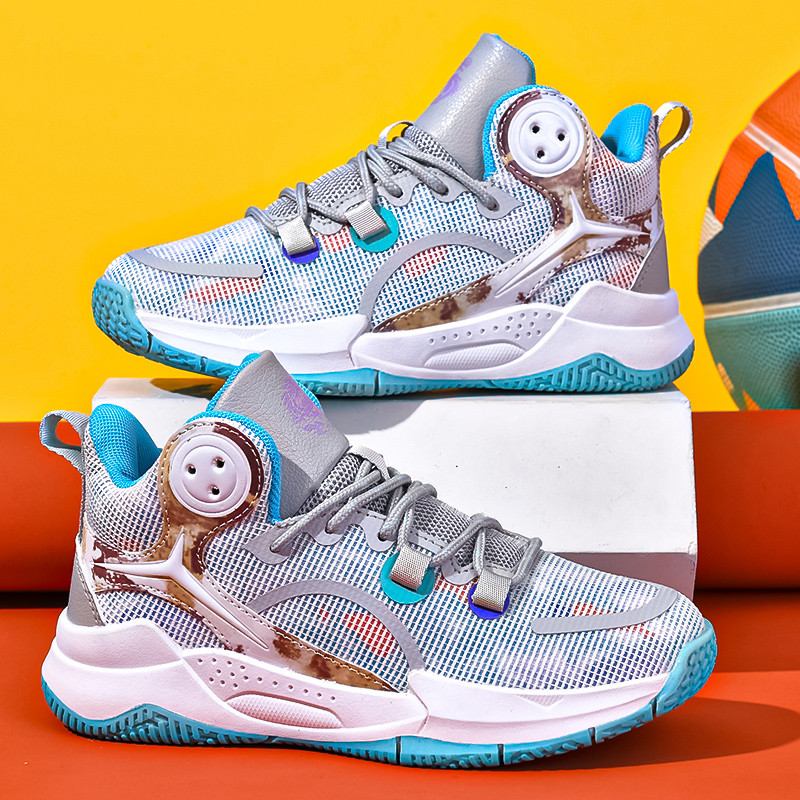 Gyerek tornacipők Eredeti Gyerek kosárlabda Cipők Gyerek Sport Futócipők Lányoknak Fiúk Kosár Edző Cipők Kényelem