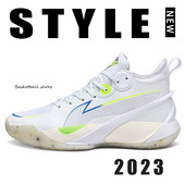 Pár kosárlabdacipő tinédzser diákoknak praktikus könnyű védőtornacipő férfi és női tornacipő