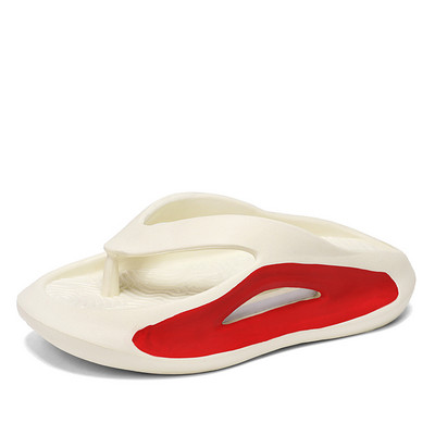 Új, 2023-as nyári tanga papucs, női csíptetős lábujj, puha aljú otthoni papucs női platós csúszásmentes strandcipő szandálok