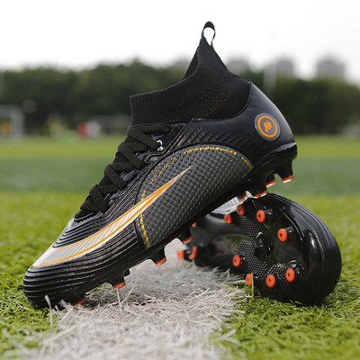 Augstas kvalitātes futbola apavi Futbola zābaki Futsal Chuteira Campo Cleats Vīriešu treniņu kedas Ourdoor Sieviešu Apavi TF/AG