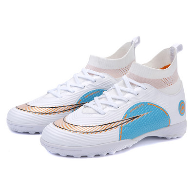 Augstas kvalitātes futbola apavi Futbola zābaki Futsal Chuteira Campo Cleats Vīriešu treniņu kedas Ourdoor Sieviešu Apavi TF/AG