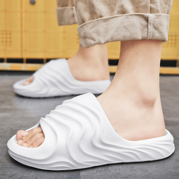 Летни чехли за мъже Издръжливи за баня Противохлъзгащи меки и удобни сандали Бързосъхнещи