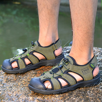 Xiaomi Мъжки Ежедневни сандали за открито Летни дишащи плажни обувки Комфортни меки сандали за пешеходен туризъм Мъжки маратонки Размер 39-46