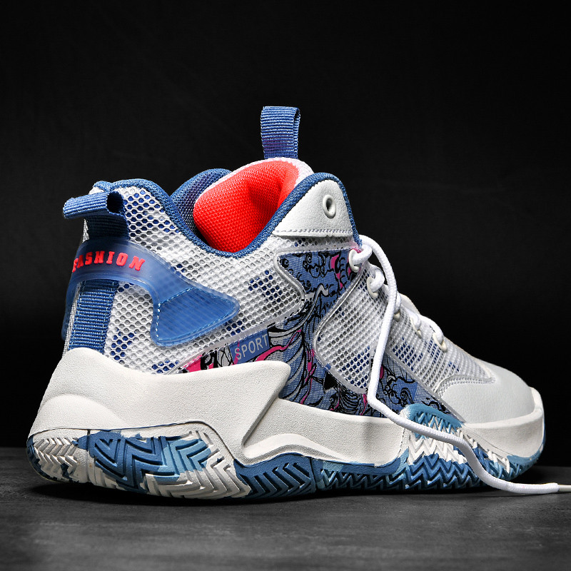 Izmērs 36-45 Vīriešu basketbola apavi elpojoši apavi āra sporta zālei treniņu apavi Sieviešu basketbola apavi Vīriešu skriešanas apavi