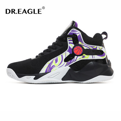 DR.EAGLE Sneakers Ανδρικά παπούτσια μπάσκετ Αναπνεύσιμα αντιολισθητικά αθλητικά παπούτσια εξωτερικού χώρου Ανδρικά δικτυωτά προπόνηση Αθλητικά αθλητικά παπούτσια μπάσκετ
