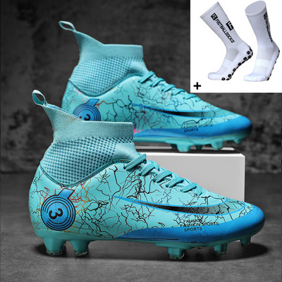 ALIUPS 31-48 izmēra oriģinālie futbola zābaki vīriešiem sporta čības Profesionāli futbola zābaki bērnu futbola apavi zēniem, meitene