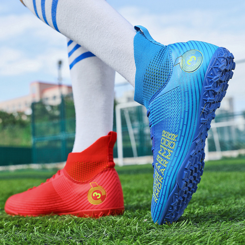 ALIUPS 31-48 Focicipő Eredeti Futball Csizmák Férfi Gyerek Cipők Klipsz Futsal Futball Cipők Fiúknak Tenis Soccer hombre