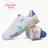 Unisex Fashion Παπούτσια Skateboarding Ανδρικά Γυναικεία αθλητικά παπούτσια για εξωτερικούς χώρους Πολύχρωμα casual Sports PU δερμάτινα φλατ Παπούτσια για ζευγάρια μεγάλο μέγεθος