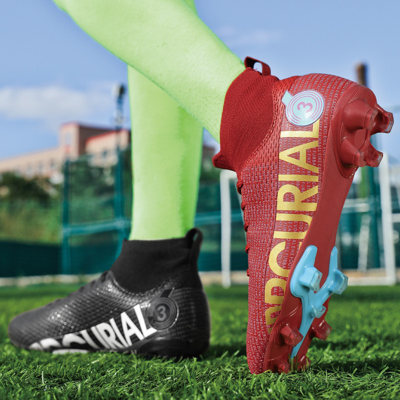 ALIUPS 31-48 Izmērs Profesionāli futbola zābaki Vīriešu Bērnu Futbola Apavi Sporta Kurpes Knaibles Futsal Futbola Apavi zēniem Meitenēm