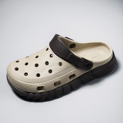 BOANXIL tavaszi új férfi divat vastag alsó csomag fejbarlangi cipők csúszásmentes kerti cipők szabadtéri alkalmi strandcipők