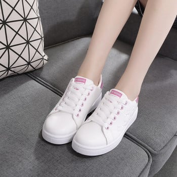 Candy Color Allmatch White Shoe Woman Flat Leather Sneaker India Female Star Обувки за скейтборд Arder Дамски обувки за пътуване