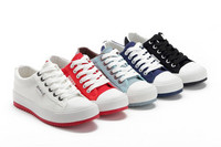 Cipők Női Vitorlavászon Női Cipők Sport Klasszikus Lapos Sneaker Vászon Cipők Alacsony lapos Gördeszka Cipők Iskolás tornacipők