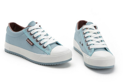 Cipők Női Vitorlavászon Női Cipők Sport Klasszikus Lapos Sneaker Vászon Cipők Alacsony lapos Gördeszka Cipők Iskolás tornacipők