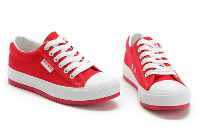 Cipők Női Vitorlavászon Női Cipők Sport Klasszikus Lapos Sneaker Vászon Cipők Alacsony lapos Gördeszka Cipők Iskolás tornacipők