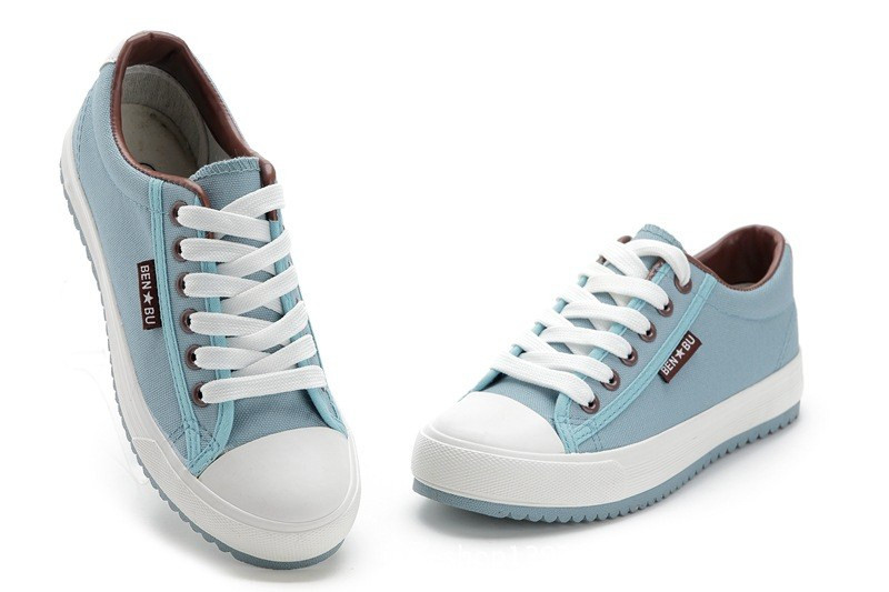 Cipők Női Vitorlavászon Női Cipők Sport Klasszikus Lapos Sneaker Vászon Cipők Alacsony lapos Gördeszka Cipők Iskolás tornacipők