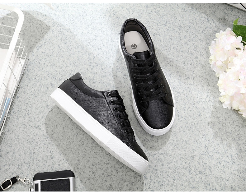 Odiniai batai Moteriški suvarstomi balti drobiniai batai Moteriški batai sportbačiai Visi atitinka Orui pralaidūs riedlenčių batai Plokšti