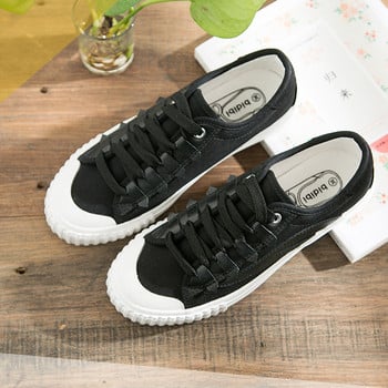 Παπούτσια ταξιδιού Woman Flat New Canvas Shoes Manufacturer Έκδοση χονδρικής Αθλητικά παπούτσια Skateboarding Λευκά παπούτσια τένις