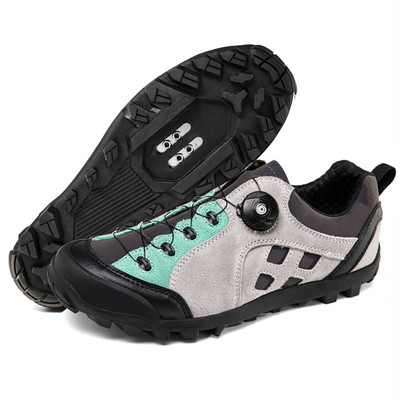 2023-as új kerékpáros tornacipő MTB férfi önzáró lapos hegyikerékpáros lábbeli SPD Cleats cipő Férfi sport motocross kerékpáros cipő