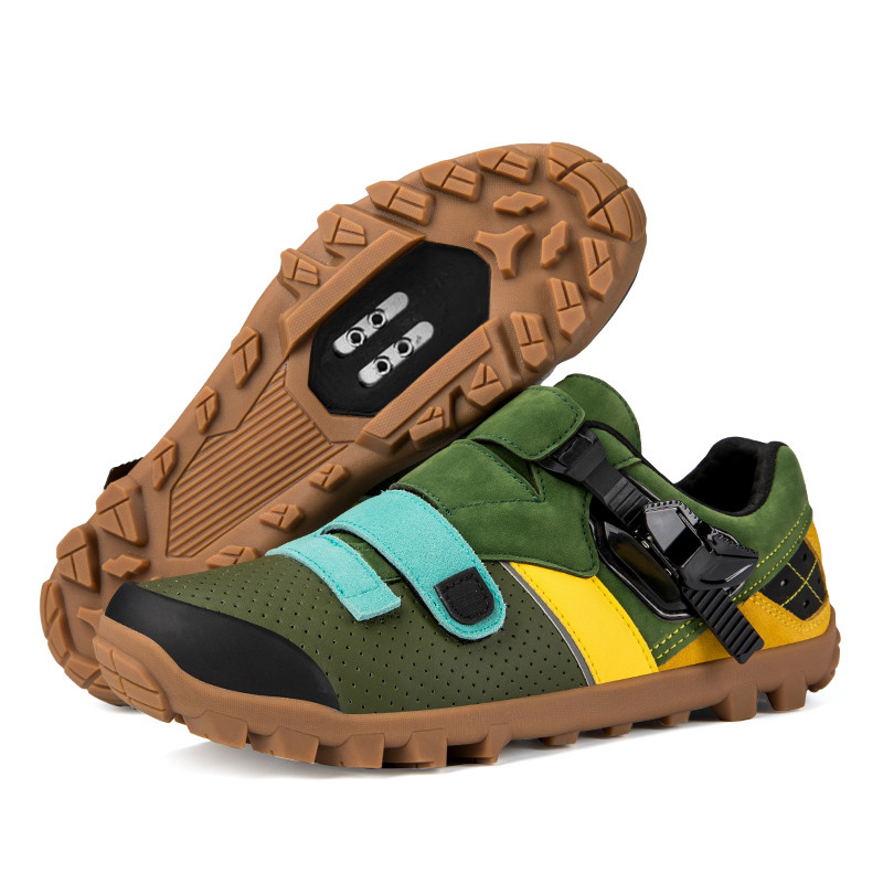 2023-as új kerékpáros tornacipő MTB férfi önzáró lapos hegyikerékpáros lábbeli SPD Cleats cipő Férfi sport motocross kerékpáros cipő