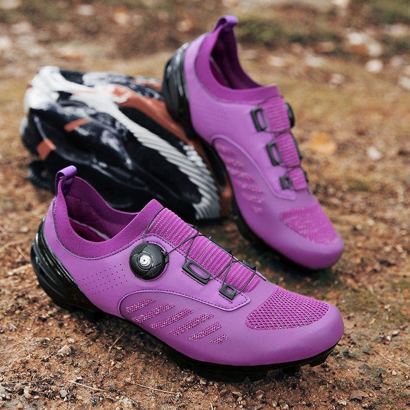 MTB kerékpáros cipő Sneaker kék Professzionális Bike Légáteresztő Kerékpár Racing Önzáró Cipők Országúti kerékpáros cipő Speed Sneakers