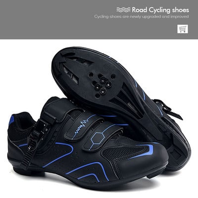 JAUNĀS Riteņbraukšanas kedas MTB velosipēds plakani apavi vīriešiem kalnu velosipēds sacīkstes šosejas ātruma apavi Modes apavi Spd riteņbraukšana sievietēm sports