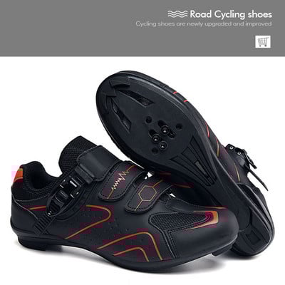 JAUNĀS Riteņbraukšanas kedas MTB velosipēds plakani apavi vīriešiem kalnu velosipēds sacīkstes šosejas ātruma apavi Modes apavi Spd riteņbraukšana sievietēm sports