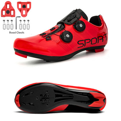 Nauji vyriški dviračių sportbačiai su „Cleat Road“ kalnų dviračių lenktynių moterų dviračių sportbačiai „Spd Unisex Mtb“ batai „Sapatilha Tenis De Ciclismo“