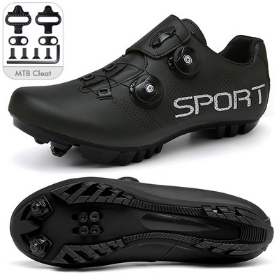 Nauji vyriški dviračių sportbačiai su „Cleat Road“ kalnų dviračių lenktynių moterų dviračių sportbačiai „Spd Unisex Mtb“ batai „Sapatilha Tenis De Ciclismo“