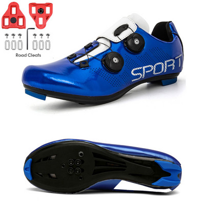 Nauji vyriški dviračių sportbačiai su „Cleat Road“ kalnų dviračių lenktynių moterų dviračių sportbačiai „Spd Unisex Mtb“ batai „Sapatilha Tenis De Ciclismo“