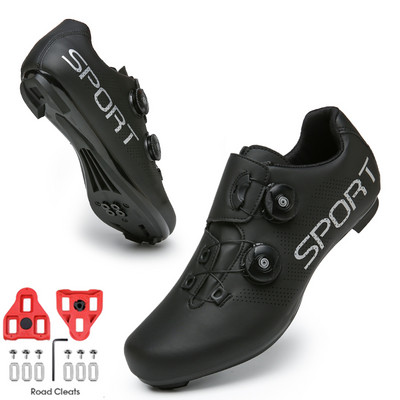 Nauji vyriški dviračių sportbačiai su „Cleat Road“ kalnų dviračių lenktynių moterų dviračių sportbačiai „Spd Unisex Mtb“ batai „Sapatilha Tenis De Ciclismo“