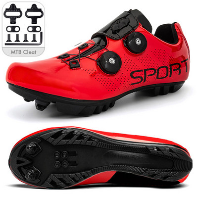 Nauji vyriški dviračių sportbačiai su „Cleat Road“ kalnų dviračių lenktynių moterų dviračių sportbačiai „Spd Unisex Mtb“ batai „Sapatilha Tenis De Ciclismo“