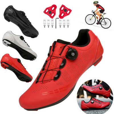 2022. gada riteņbraukšanas apavi Mtb vīriešu sacīkšu velosipēdistu apavi Pašbloķējošie ātruma velosipēdistu kedas sievietēm Spd Cleats kalnu šosejas riteņbraukšanas apavi