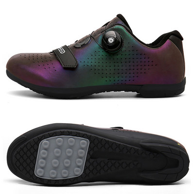 2023-as új országúti kerékpárcipők férfi kerékpáros cipők Mtb Clits Route Cleat Dirt Bike Speed Flat sportversenyek női Spd pedálcipők